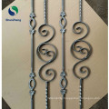 Stair Handrail Wrought iron Decoration Poles as Forged balusters